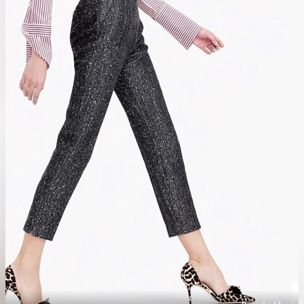 J.Crew Martie Sparkle Wool pants
